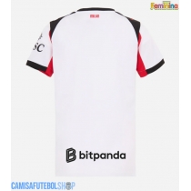 Camisa de time de futebol AC Milan Replicas 2º Equipamento Feminina 2025-26 Manga Curta